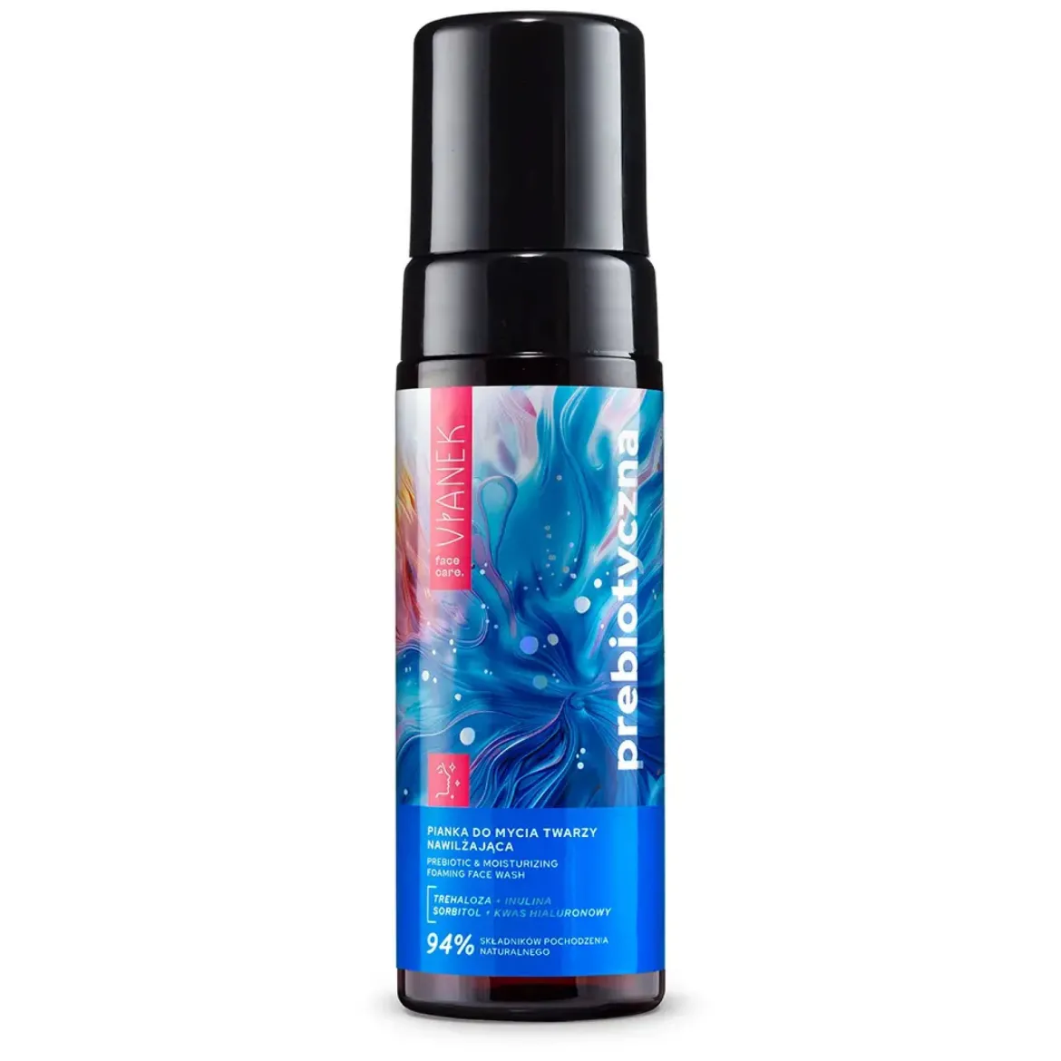 Vianek Prebiotyczna pianka do mycia twarzy nawilżająca 150ml Sylveco
