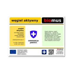 Węgiel aktywny pylisty 250g Biomus