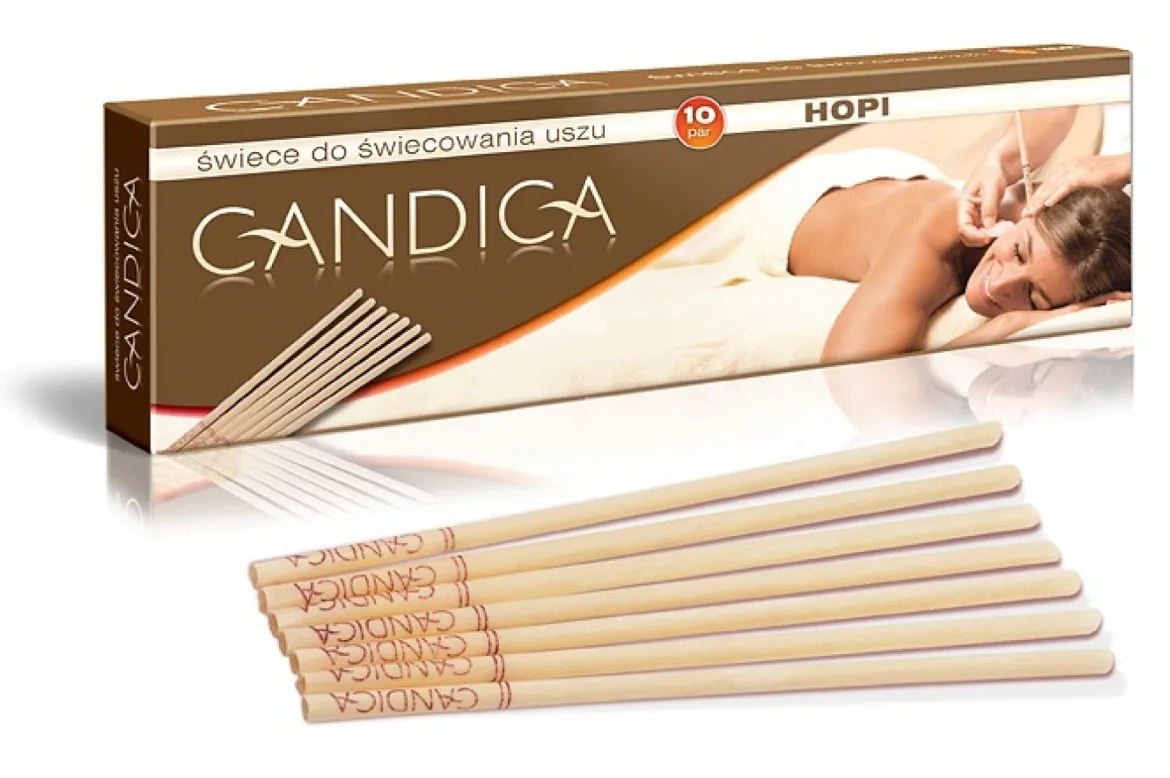 Świeca Hopi kpl. 2szt. Candica Aura Herbals