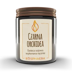 Świeca sojowa Czarna Orchidea 190g Bosphaera