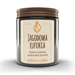 Świeca sojowa Jagodowa Euforia 190g Bosphaera