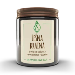 Świeca sojowa Leśna Kraina 190g Bosphaera