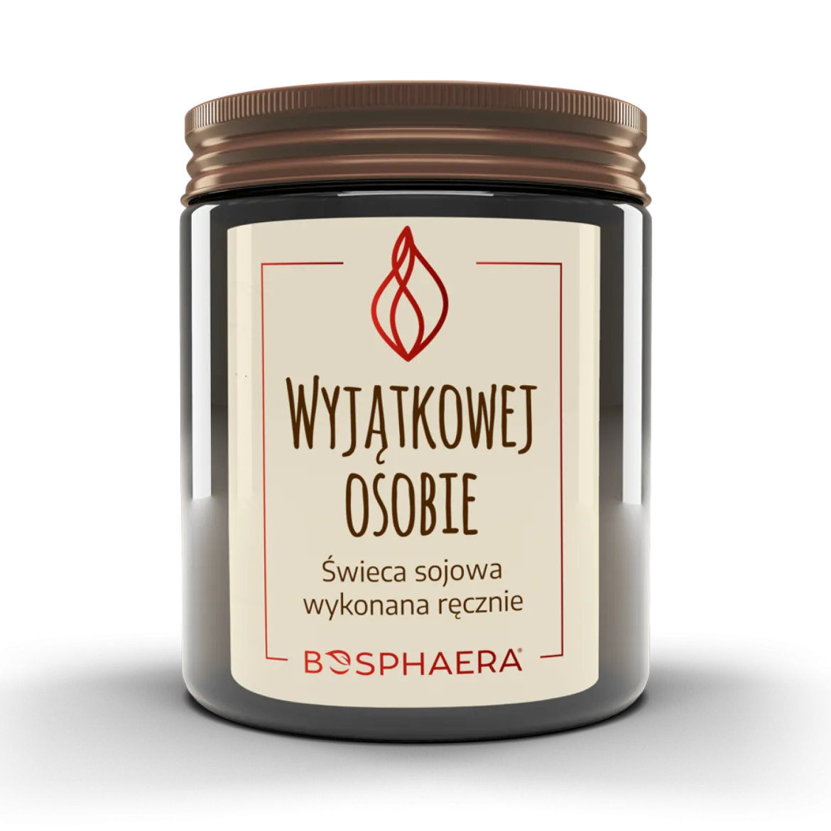 Świeca sojowa Wyjątkowej Osobie 190g Bosphaera