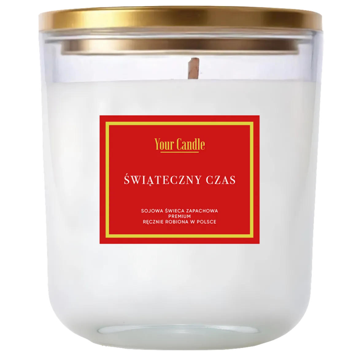 Świeca Sojowa Zapachowa Świąteczny Czas 180ml Your Candle