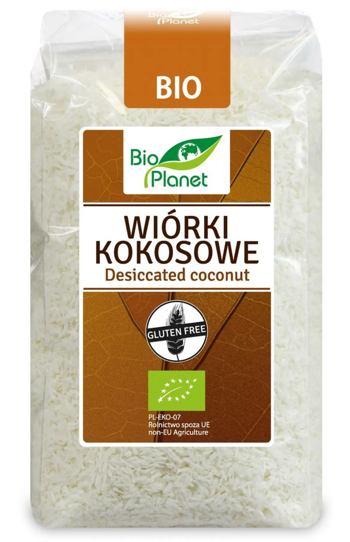 Wiórki kokosowe bezglutenowe BIO 200g Bio Planet