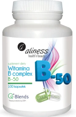 Witamina B complex B-50 100 kaps Aliness