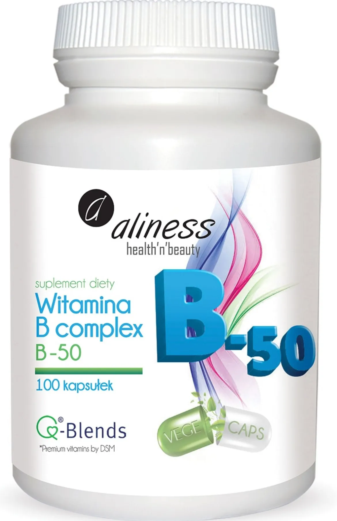 Witamina B complex B-50 100 kaps Aliness
