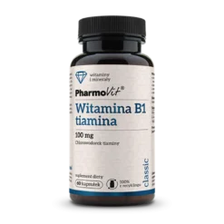 Witamina B1 Tiamina 100mg 60 kapsułek Pharmovit