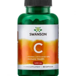 Witamina C 1000 + dzika róża 90kaps Swanson