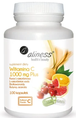 Witamina C 1000mg Plus 100 kapsułek Aliness