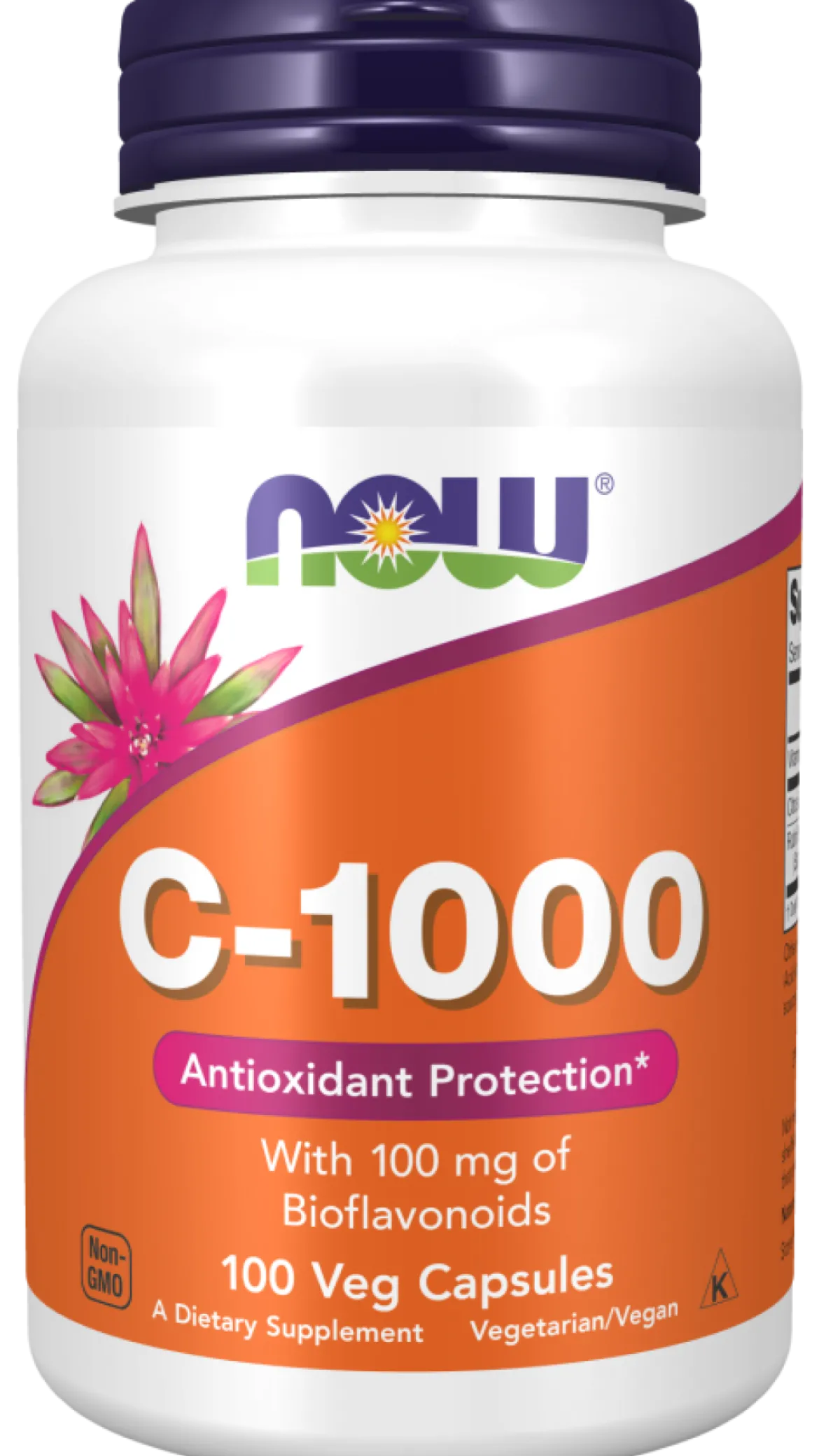 Witamina C-1000 z bioflawonoidami 100 kapsułek Now Foods