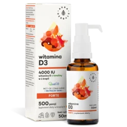 Witamina D3 FORTE 4000 IU 50ml Aura Herbals