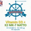 Witamina D3 + K2 Mk-7 90 kapsułek Navigator