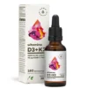 Witamina K2mk7 + D3 w Kroplach 30ml Aura Herbals