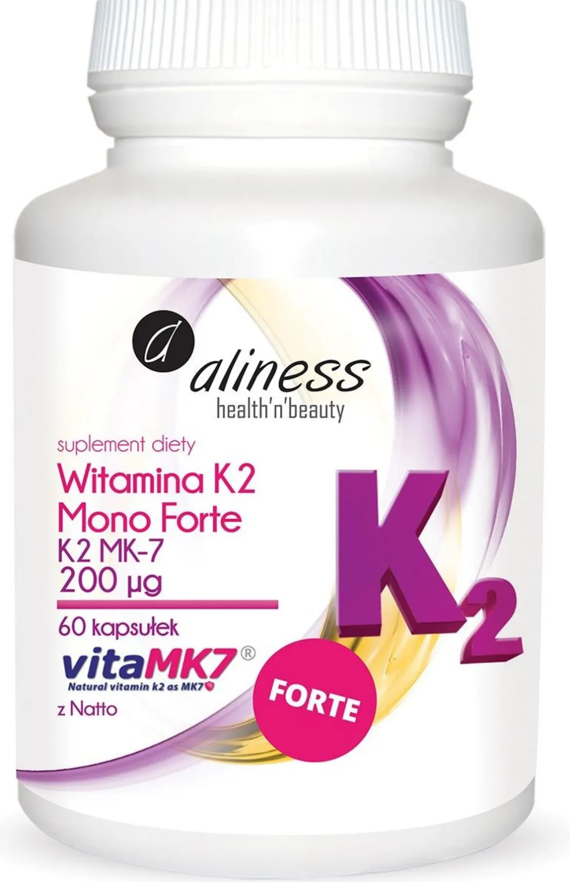 Witamina K2 Mono Forte Mk-7 60kaps Aliness