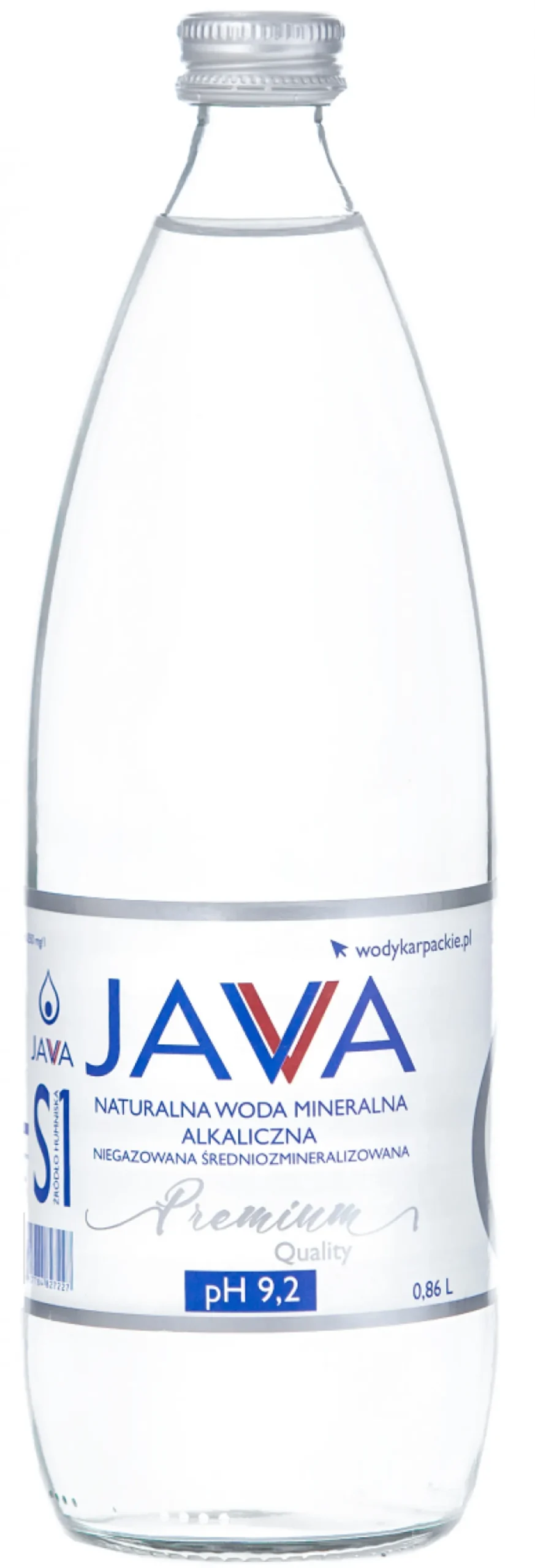 Woda Java n/g 0,86L Szkło