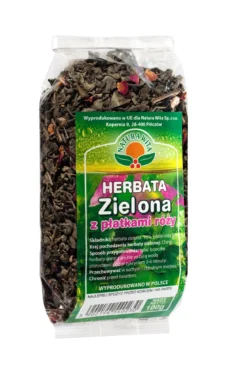 Zielona z płatkami róży 100g Natura Wita